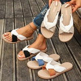 Women 2026 New Slippers Summer Fashion Hemp Rope Outer Wear Slippers Casual Lightweight Sandals and Shoes Women Slides Women