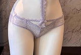 Elegant French Purple Halter Neck Bra Set Delicate Lace Bralette for Small Bust Layered Straps Lingerie UK Sizes MOYISU Sexy Bra