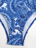 2026 Drawstring Bikinis Strappy Swimsuit Women Sexy Printed Swimwear Female Bathers Swimming Bathing Swimming Swim Suit