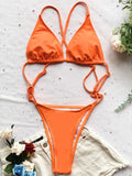 Sexy Extreme Mini Micro String Women Swimwear One Piece Swimsuit Female Cross Backless Monokini High Cut Bathing Suit Swim Lady
