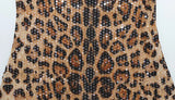 Ahagaga Camisole Sexy Mini Dresses Women Backless Lace Patchwork Leopard Print Sequin Slim Bodycon Y2K Club Party Vestidos