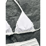 Sequins Starfish Halter High Waist Bikini Female Swimsuit Women Swimwear Two-Pieces Bikini Set Bather Bathing Suit Swim V8215