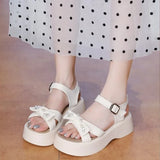 Womens  High Heels Summer New Ankle Strap Pu Leather Sandals Fashion Women Solid Buckle