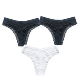 3Pcs/Set Cotton Panties Women G-string Female Underpants Sexy Lingerie Seamless Underwear Low Rise Panties M-XL Intimates