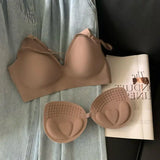 MOYISU Seamless Anime Bodysuit Women Halter Cross Back Invisible Fit Small Bust Enhancer Summer Layering Piece CA Fast Deliver