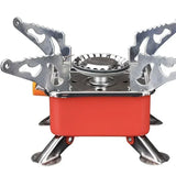 Portable Burner Camping Foldable Windproof Outdoor Gas Tank Stove for Backpacking Camping Hiking Picnic Camping Burner BBQ Grill