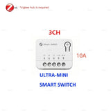 Zigbee 3.0 Mini Smart DIY Switch 2 Way 1/2Channel Control Smart Home Relay Automation Breaker Works With Tuya Alexa Google Home