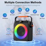 FanFun 2 Wireless Microphones Karaoke Machine T19T Pro