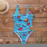 One Piece Swimsuit Women Swimwear Push Up Monokini Sexy Bodysuit Print Bathing Suit Female Beachwear Backless Swim Wear Beach