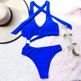 2026 Sexy Halter Asymmetric One Shoulder One Piece Swimsuit Women Swimwear Female Bather Bathing Suit Swim Lady Monokini V2660