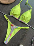 Bikini High Waist Swimsuit Sexy Thong Bikini Set Zebra Print Women Brazilian Swimwear 2023 New Biquini Swim Bathing Suits Women