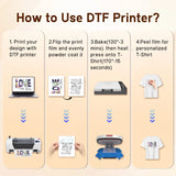 TOPPARTS DTF Printer Direct To Film Printing Machine For Clothes
