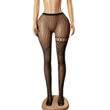 Leggings Lace Fishnet Stockings High Socks Sexy One-piece Pantyhose Striped Jacquard Tight-Fitting Solid Color Pantyhose YMWS
