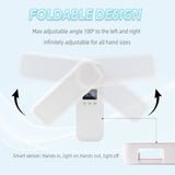 Rechargeable Foldable Gel Nail Polish Curing Light, 48W Wireless UV LED Nail Lamp, Auto On/Off, Timer Setting, Pocket Size Home
