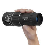 16x52 Long Range Monocular Telescope High - Power, Dual Focus, Optical Zoom Scope, High Magnification for Night Spyglass Use