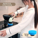 Wireless Electric Cleaning Brush Bathroom Window Kitchen Automotive Multifunctional Household Rotating Cleaning Machine