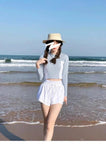 Female Sexy Split Swimsuit, Two Piece Set for Covering The Belly and Slimming, Hot Spring Sports Swimsuit