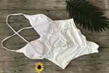 S - XXL V Neck Scrunch Butt Female Swimwear One Piece Swimsuit Women Backless Monokini High Cut Leg Bathing Suit Swim Bodysuit