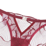 Summer French Minimizer Bra Beachwear Large Bust Pure Embroidery Lace Ultra Thin Plate Size Light Support Wirefree AU MOYISU