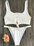 Knotted Ribbed Bikini 2026 Women Swimsuit Female Triangle Swimwear Two Pieces Bikini Set High Cut Bather Bathing Suit Swim Lady