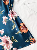 Summer Women's Floral Print Sexy Halter Dress Sexy Elegant Dresses Short And comfortable Women's Skirt For Party or Home