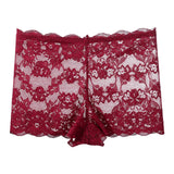 2026 Women Lace Flat Corner Underwear Womens Sexy Knickers Shorts Laces Patchwork Seductive Panties LenceríAs De Mujer 여성 극단적속옷
