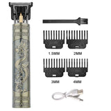Professional Hair Cutting Machine Vintage T9 Hair Clipper Cutting Machine For Men Shaver Trimmer Rechargeable Carving Mark Razor