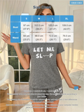 Women Pajama Set Gray Short Sleeve Top and Shorts with White Letter Print “LET ME SLEEP” Cute Casual Loungewear Sleepwear