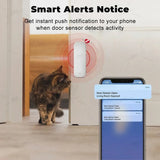 Zigbee Window Door Sensor Detection Magnetic Window Sensor Door Open Close Alarm Detector For Smart Home Automation Security Z2M