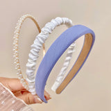 3pcs Multicolor Elegant fabric Headband for Women Face Wash Hair Band Fashion Girls Hair Accessories