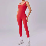 Seamless Yoga Jumpsuits Sports Fitness Hip-lifting Hollow Beauty Back One-piece Workout Running Gym Leggings Bodysuits for Women