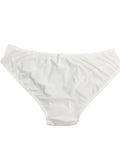 Simple, Smooth, Seamless, Solid Color, Mid-Low Waist Briefs for Women, Summer Ice Silk Women's Underwear, Pure Cotton Crotch