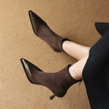 Vintage Thick Heel Women Knee High Boots Fashion Ladies Belt Buckle Knight Long Booties botas de inverno feminina