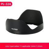 Viltrox Original Camera Lens Hood for 23mm 24mm 33mm 56mm 13mm 85mm Fujifilm X Sony E Mount Nikon Z Mount Canon EOS M mount Lens