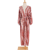 New 10 Colors Printed Long Sleeve With Belt Tunic Beach Cover Up Cover-ups Beach Dress Beach Wear Beachwear Female Women V4521