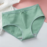 Cotton Panties Sexy Women Lingerie Women's Briefs Underpants Low Waist Panty Intimates Comfy Breathable Seamless Underwear