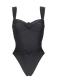 2025 Fashionable Beige One-Piece Swimsuit with Unique Floral Design Perfect for Beach Wear and Pool Parties Summer Getaways
