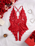 Women's Lace Bodysuit Comfortable Soft Stretch Fashion Casual One Piece Underwear Sleepwear