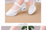 Women Satin Ballet Shoes Breathable Lightweight Ribbon Lace Up Non Slip Square Toe for Office Summer Daily All Season Wear