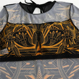 S - XXL 3PCS New Printed Long Sleeve With Pants Sarong Women Swimwear One Piece Swimsuit Female Bather Bathing Suit Swim V7180