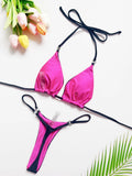 RUOTONSEPT 2026 New Sexy Women's Swimsuit Solid Bandage Bikinis Set Two-piece Triangle Swimwear Bathing Suit Brazilian Biquinis