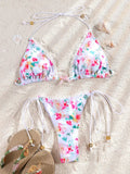 Miyouj Glitter Fabric Bikinis 2026 Sexy Bikini Set Folds Swimsuit Female Halter Bathing Suit Women Swimwear New Beachwear