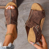 Women Comfortable Platform Sandals Open Toe Wedge Sandals Summer Lightweight New Slippers Fashion Casual Designer Women Shoes