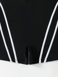 2026 Zipper Swimsuit One Piece Sleeveless Sporty Swimwear Women Sexy Solid Bathers Bathing Swimming Swim Suit Female Beachwear