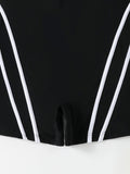 2026 Large Plus Size Swimsuit Women One Piece Zipper Sporty Swimwear Female Bathers Bathing Swimming Swim Suit Beachwear 4XL
