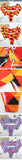 2026 Sexy Two Piece Swimsuit Swimwear Women Long Sleeve Lips Plaid Print High Waist Bathing Suit Beachwear Bikini Bandeau Female