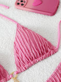 Sexy Women's Swimsuit Two-piece Bikinis Sets Two-piece Beach Trend Bikini 2026 Female Swimwear for Bathing Suit Woman Beachwear