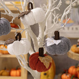  Artificial Pumpkin Halloween Decoration Mini Fake Simulated Pumpkin Autumn Harvest Party Decor Thanksgiving Kid Gift Props