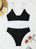 2026 Strappy Bikini High Waist Swimsuit Women Sexy Solid Swimwear Female Bathers Swimming Bathing Swimming Swim Suit Beachwear