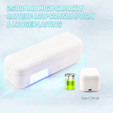Rechargeable Foldable Gel Nail Polish Curing Light, 48W Wireless UV LED Nail Lamp, Auto On/Off, Timer Setting, Pocket Size Home
